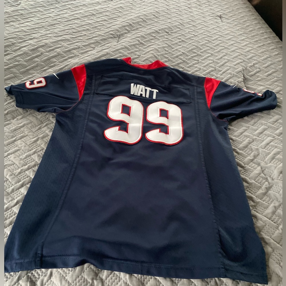 Youth Large JJ Watt jersey. Name and number sewn on.